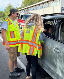 Even the youngest members of the Pleasant Valley community donated. 